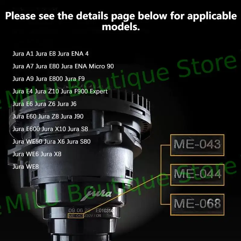 Geeignet für JURA Kaffeemaschine X8 Mahlwerk Schneidkopf Zubehör Titanbeschichteter Universal A179E86WE6 Schleifkernkegel