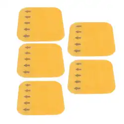 5PC Portable Hydrocolloid Adhesive Dressing Wound Dressing Self Adhesive Breathable Ultra Thin Waterproof Bedsore Heal Pad Patch