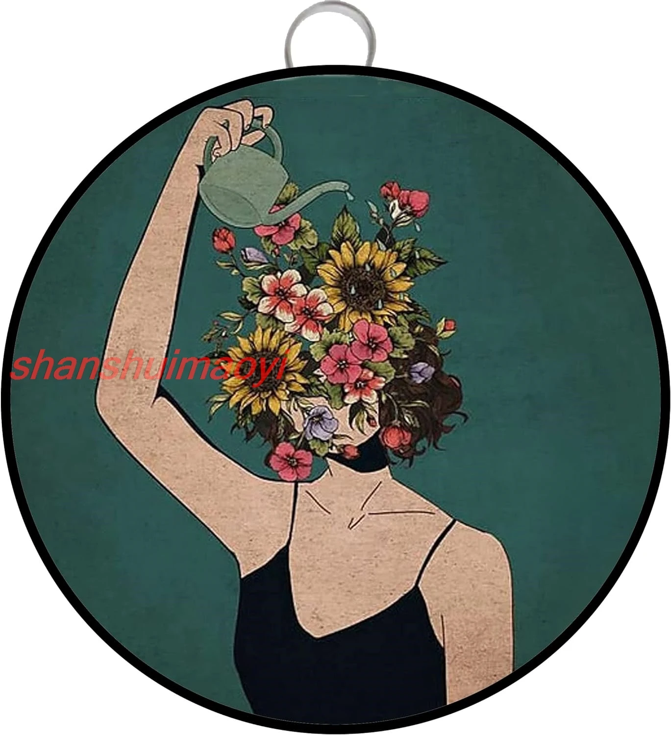shan tal Tin Sign Be Kind to Your Mind, Land Lady Gift, Floral Woman Gift for Plant Lovers Vintage Tin Sign Plate Wall De 1pc