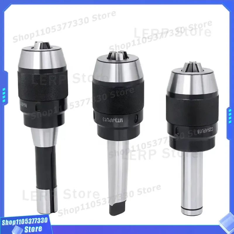 nt40-mt3-mt4-r8-c32-c40-apu13-apu16-straight-shank-mohs-taper-integrated-keyless-drill-chuck-bracket-holder-for-cnc-milling
