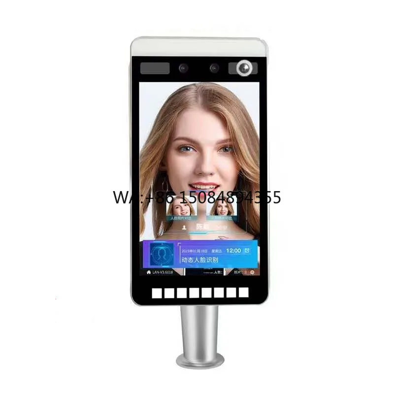 5-Inch AI Biometric Door Controller with Facial Recognition Fingerprint Access WiFi Control for Visitors Access Control Product