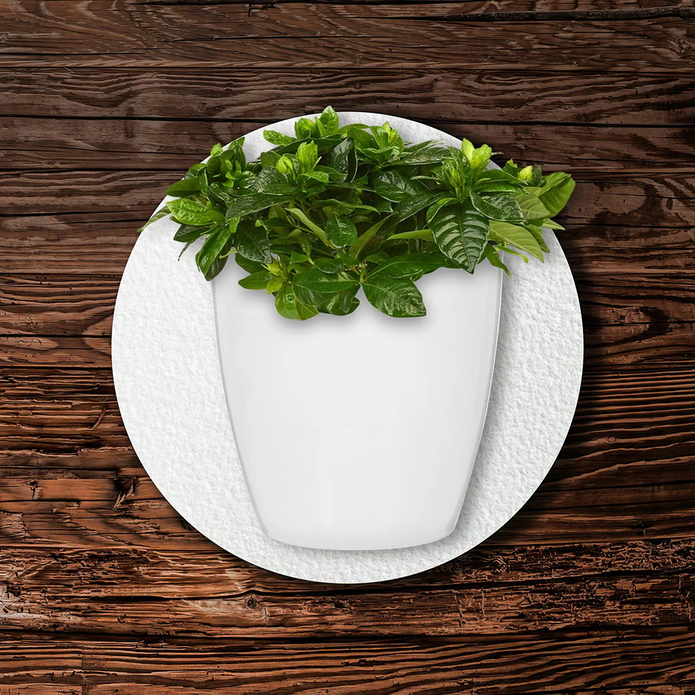 

8pcs Wall Mounted Flower Pots Self Watering Planters Plastic Bonsai Containers For Indoor Outdoor Home Decor Garden Succulent