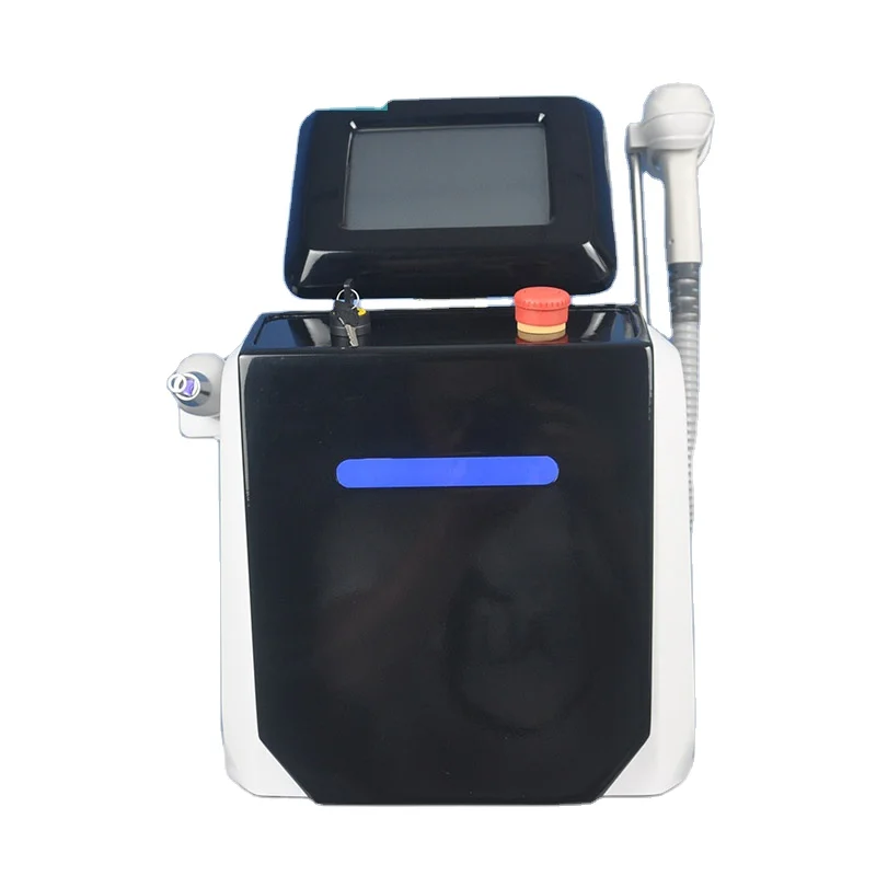 2 In 1 808 Diode Laser Permanent Hair Removal Q Switched Nd Yag Portable Picosecond Laser Tattoo Removal Machine