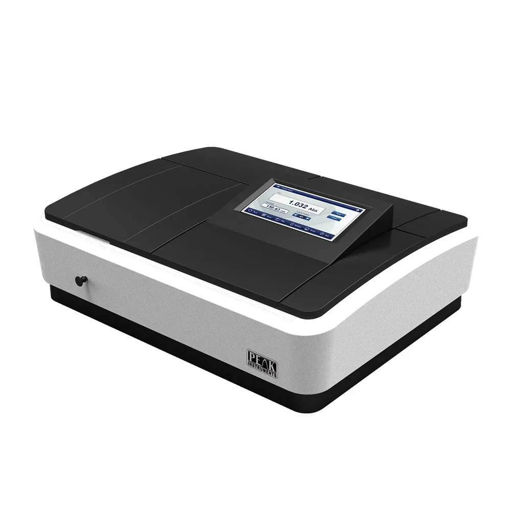 Portable Double Beam 7 Inch LCD Screen 190-1100nm Uv Visible Spectrophotometer