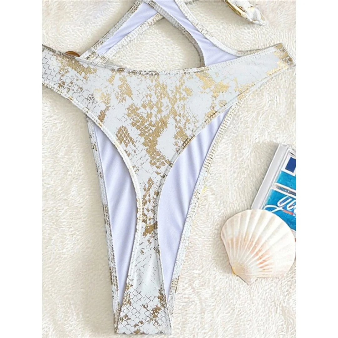 Sexy Badeanzug mit Bauchausschnitt, Leoparden- und Schlangenhautmuster, Damen-Badeanzug, einteiliger Badeanzug, Damen-Neckholder-Badeanzug mit hohem Beinausschnitt, Badebekleidung, Badeanzug V7972 – Detail 32