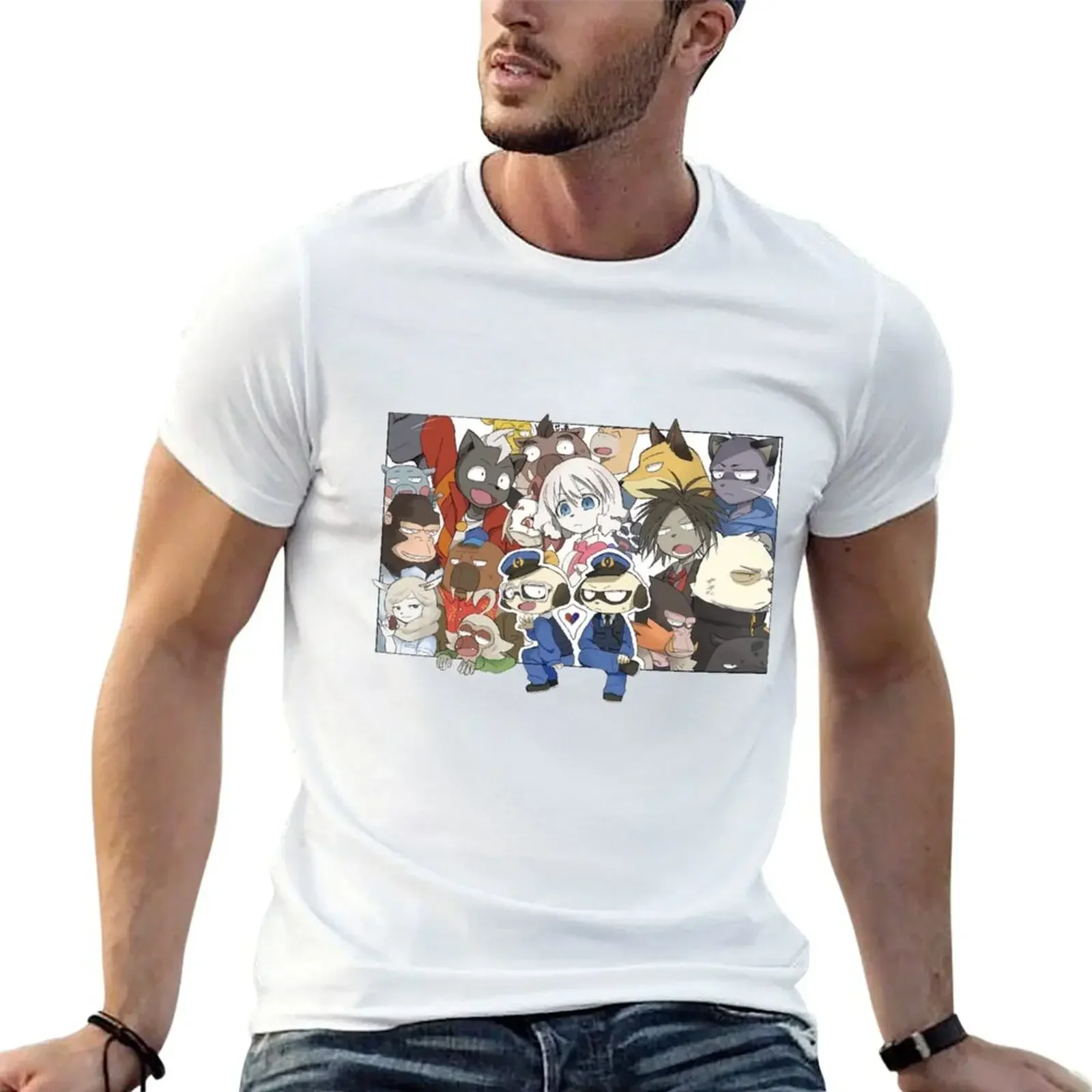 

All characters design ! Odd Taxi painting T-Shirt baggy shirts anime t shirts T-shirts for men cotton