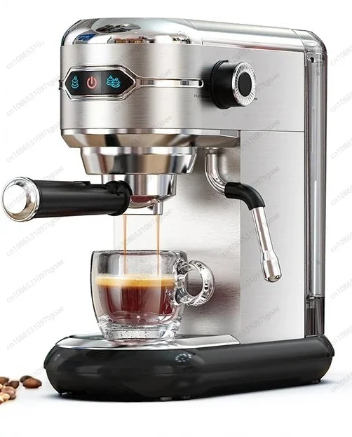 20 Bar Semi-Automatic Coffee Maker Stainless Steel Slim Espresso Cappuccino Machine ESE POD & Powder Hot Water H11