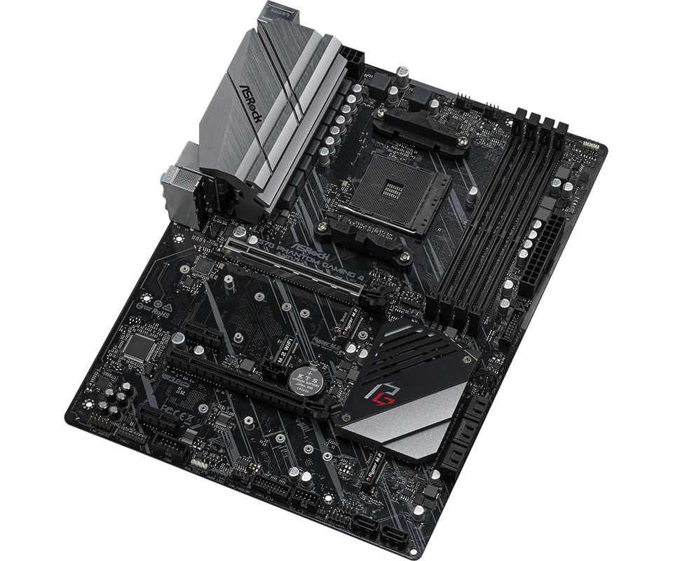 ASROCK X570 PHANTOM GAMING 4 Motherboard AMD X570 AM4 DDR4 128G