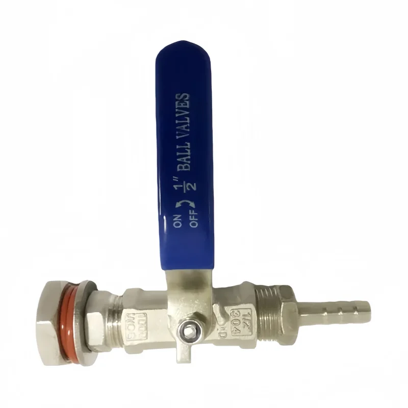 

1/4 "пивной горшок, фитинги для чайника с 1/4" 1-шт шаровым клапаном и шлангом OD10 мм и адаптером для домашнего пивоварения из нержавеющей стали 1/2