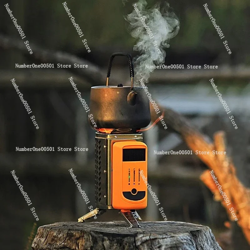 

Stainless Steel Folding Wood Stove Thermoelectric Power Generator Rechargeable Portable Camping Stove for Outdoor Picnic -095