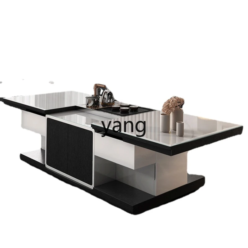 CX Multi-Function Folding Electric Adjustable Kung Fu Tea Table Change Dining Table Small Apartment