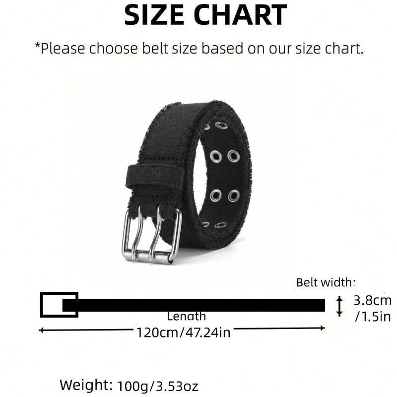 New Men Fabric Belt Outdoor Sport Belt Pin Buckle Trousers Jeans Belt