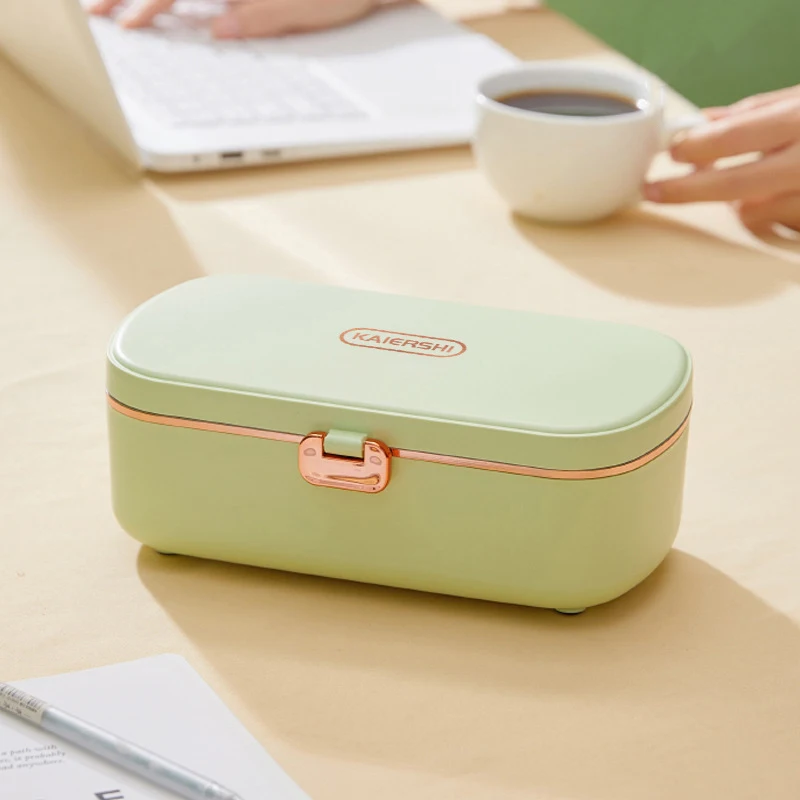 900ml Electric Lunch Box Water Free Heating Bento Box Stainless Steel Food Warmer Portable Thermal Box For Office School 36W