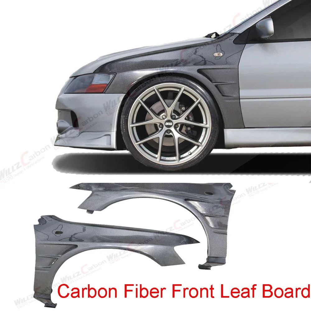 For Mitsubishi Lancer Evo8-9 2003-2006 Years Carbon Fiber Front Leaf Board Sand Board Modification