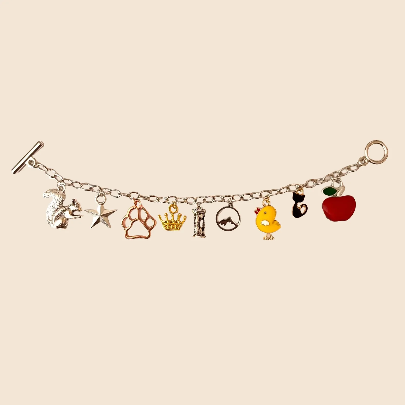 Handmade Kawaii ateez-inspired Charm Bracelet, Chick Accessories, Concert Jewelry k-pop view 2