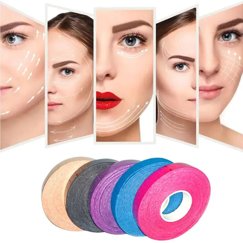 1 Roll Face And Neck Wrinkle Removal Tape Smooth Multipurpose High Elasticity Face Sticker For Forehead Neck Lips Chin Care Tool