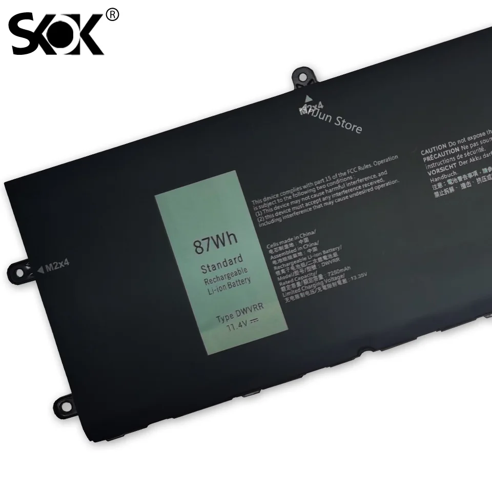 Dwvrr Laptop Akku Ersatz für Dell Alien ware x17 r1 r2 Alien ware x15 r1 r2 Inspiron 16 7620 2-in-1 Serie Notebook
