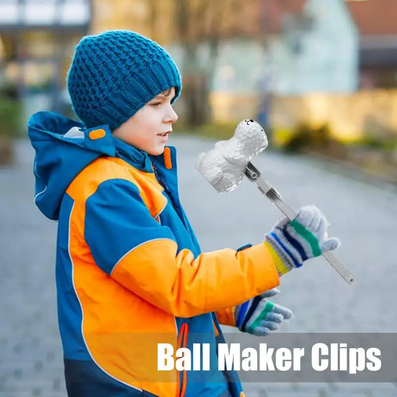 Snow Ball Maker Cartoon Snow Ball Beach Toy Portable Snow Ball Fights Maker Cute Winter Play Snow Toys For Snow Fight Games