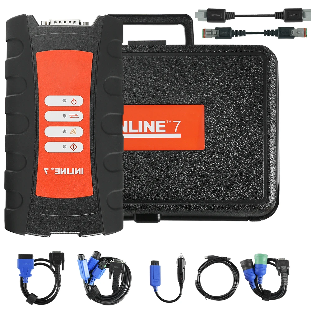 For Truck for Cummins INLINE 7 Data Link Adapter Cummins Diagnostic Tool With Cummins Insite 8.7 Software