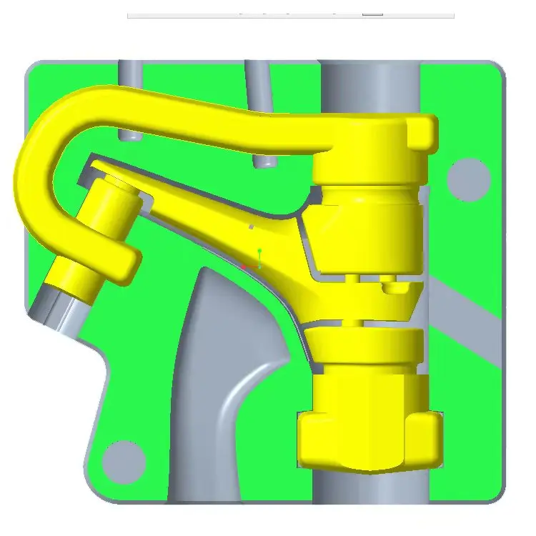 shell faucet mould making machine gravity casting mould single faucet gravity casting mould