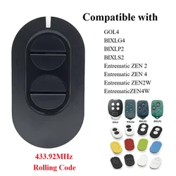 DITEC Entrematic ZEN 2 ZEN4 ZEN2W ZEN4W Gol4 BIXLG4 BIXLP2 BIXLS2 Garage Door Remote Control 433MHz Rolling Code