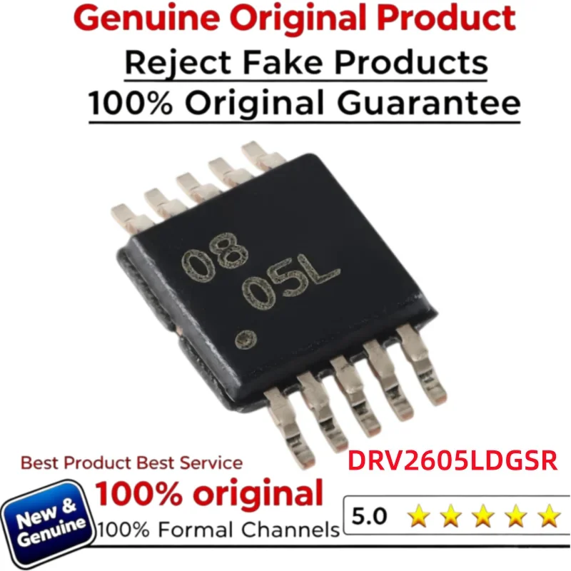 5-10-20pcs 100% New and Genuine Original DRV2605LDGSR 05L VSSOP-10 DRV2605LD DRV2605 DRV2605L