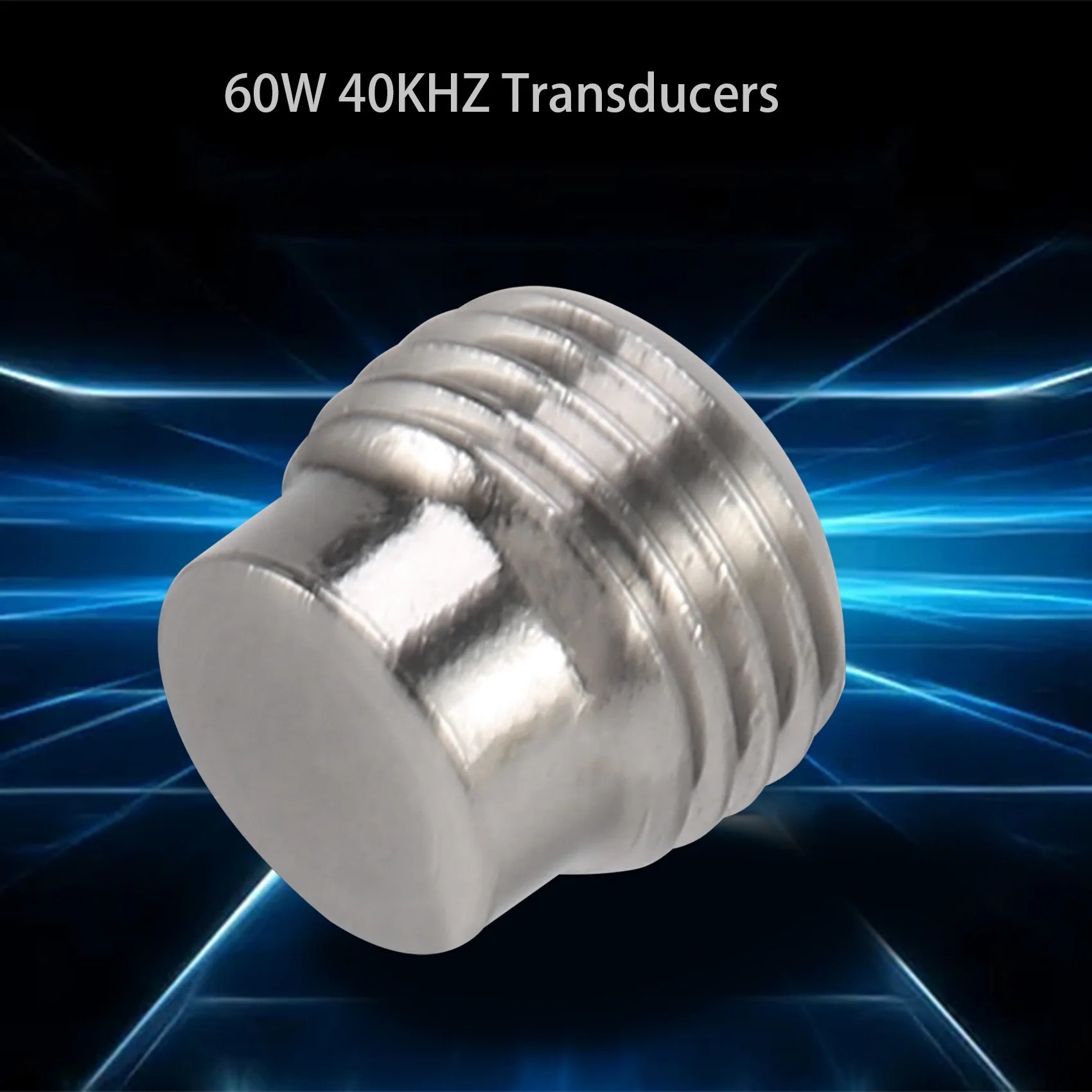 Limpiador de transductor piezoeléctrico ultrasónico de alta eficiencia de conversión de 60W 40KHz componentes acústicos de alto rendimiento