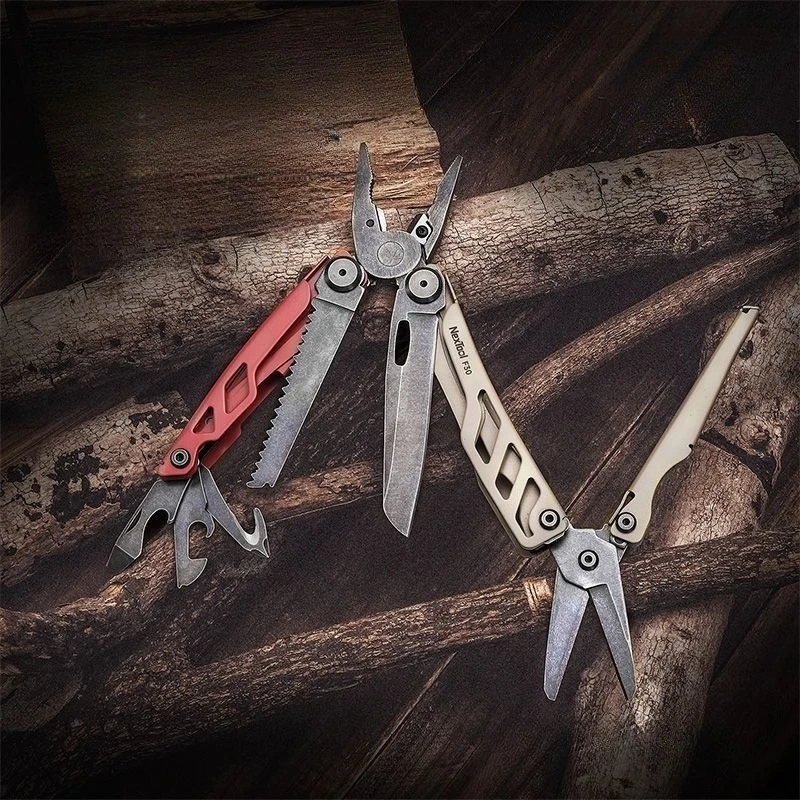 Nextool フラッグシップ プロ マルチツール Kydex シース付き 16 in 1 マルチツール 折りたたみペンチ ポータブル ポケット 多目的ナイフ ハサミ