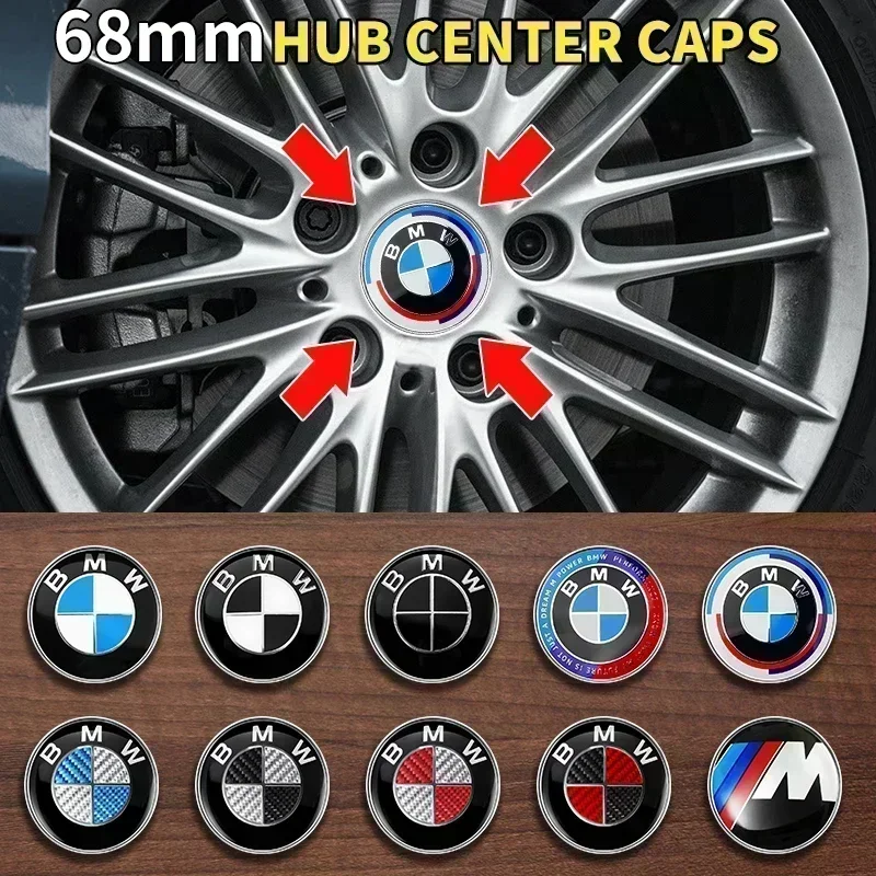 4Pcs 68Mm Car Wheel…