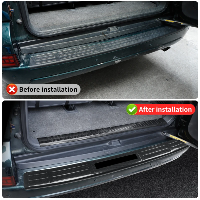 For  2003-2009 Toyota Land Cruiser Prado 120 Interior Decoration Accessories Lc120 Tail Door Guard Board Upgrade Modification
