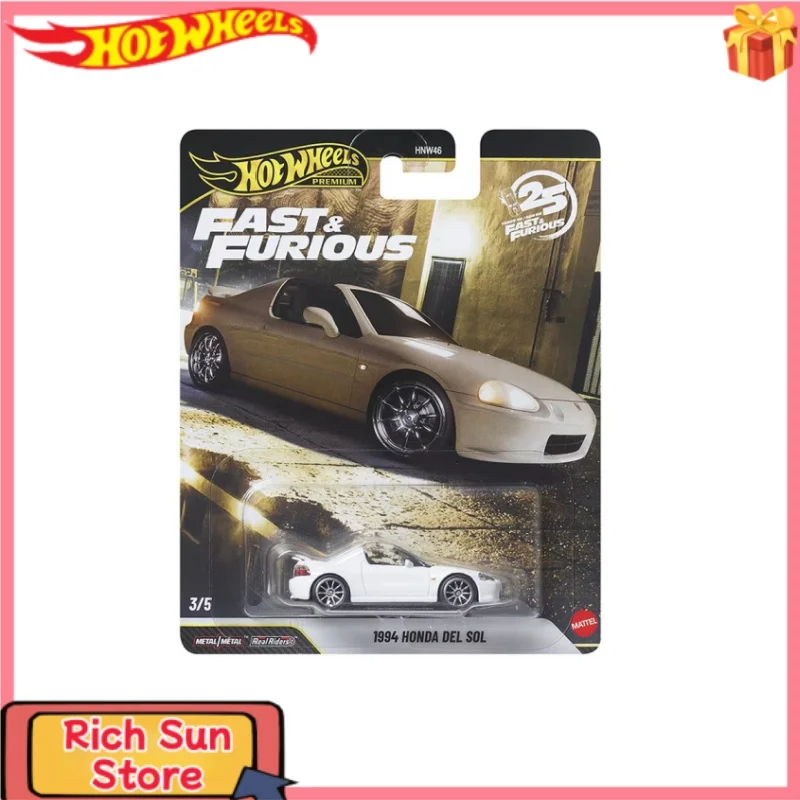 

Коллекционная модель Hot Wheels Fast & Furious к 25-летию, масштаб 1:64, литая машинка с металлическими шинами Real Riders, новинка 2026 года