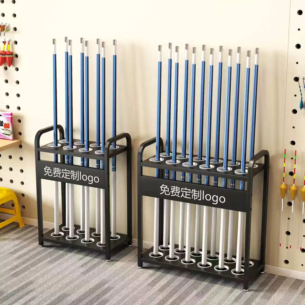 Crane storage rack Home floor crutch storage rack Nursing home Hospital cane crutch Multifunctional storage bracket