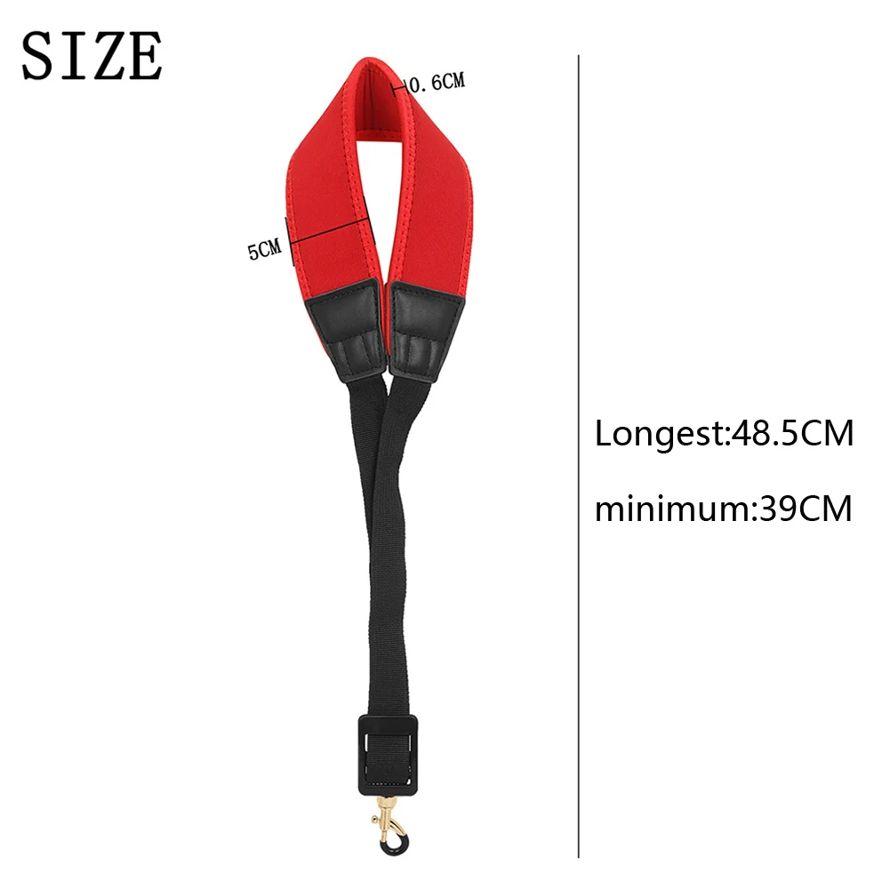 

Neck Belt Saxophone Strap Nylon Adjustable Bass Clarinet Oboe Closed Hook Design Musical Instruments High Quality