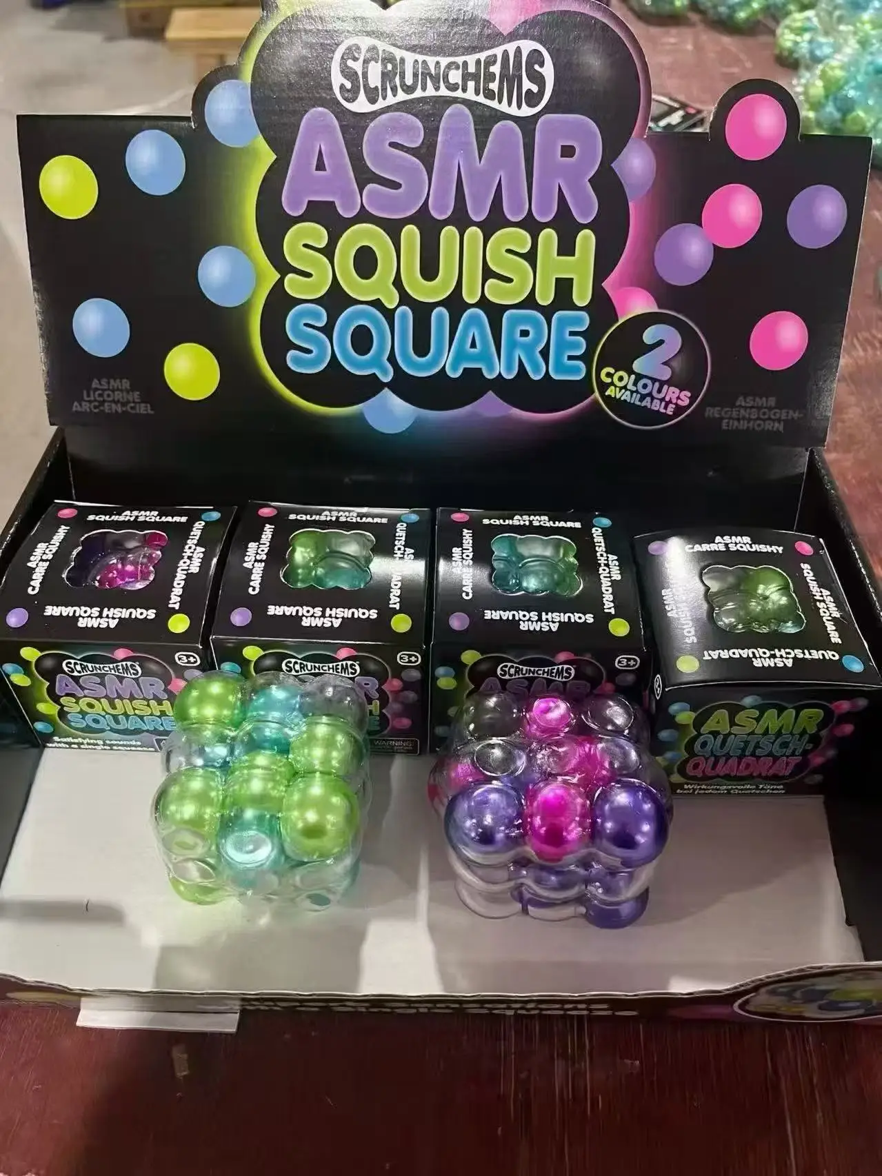 Neuer kreativer Squeeze-Fidget-Würfel, Perlenball, Zauberwürfel, Stressabbau, Anti-Angst-Sensorikspielzeug, Geschenk für Erwachsene, Squeeze-Spielzeug, Geschenke – Detail 13