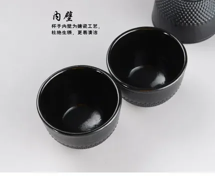 1,2,4 Pcs Japan Southern Cast Iron Cup  Boiled Water Iron Tea Kettle Cup