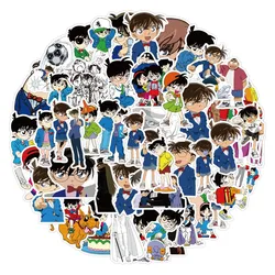 50pcs Conan Cute Cartoon Graffiti Sticker Luggage Computer Skateboard Guitar Water Bottle Waterproof Decorative Stickers Kid Toy