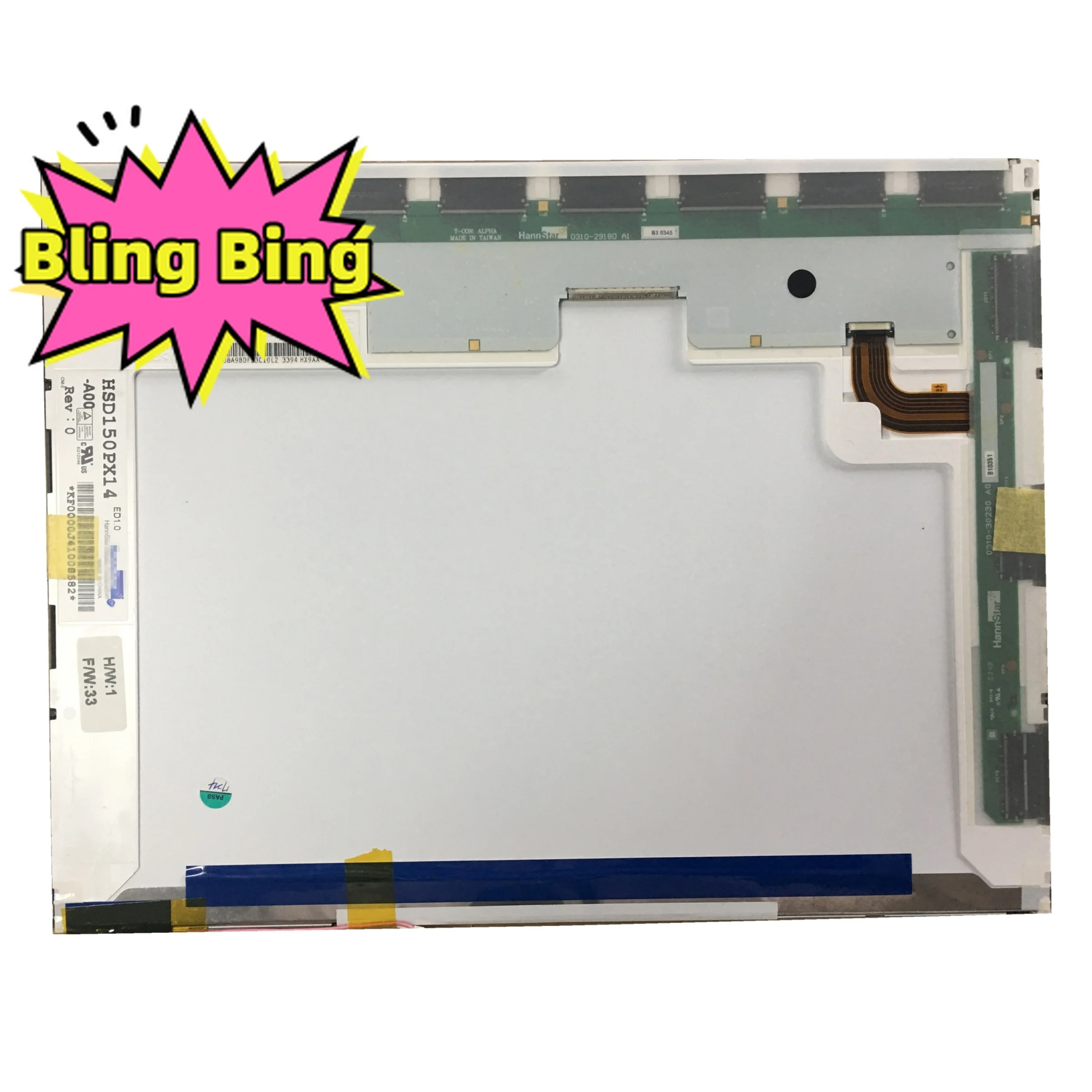 

HSD150PX14-A00 fit HSD150PX14 A00 15.0” 1024×768 30PIN Laptop LCD Screen