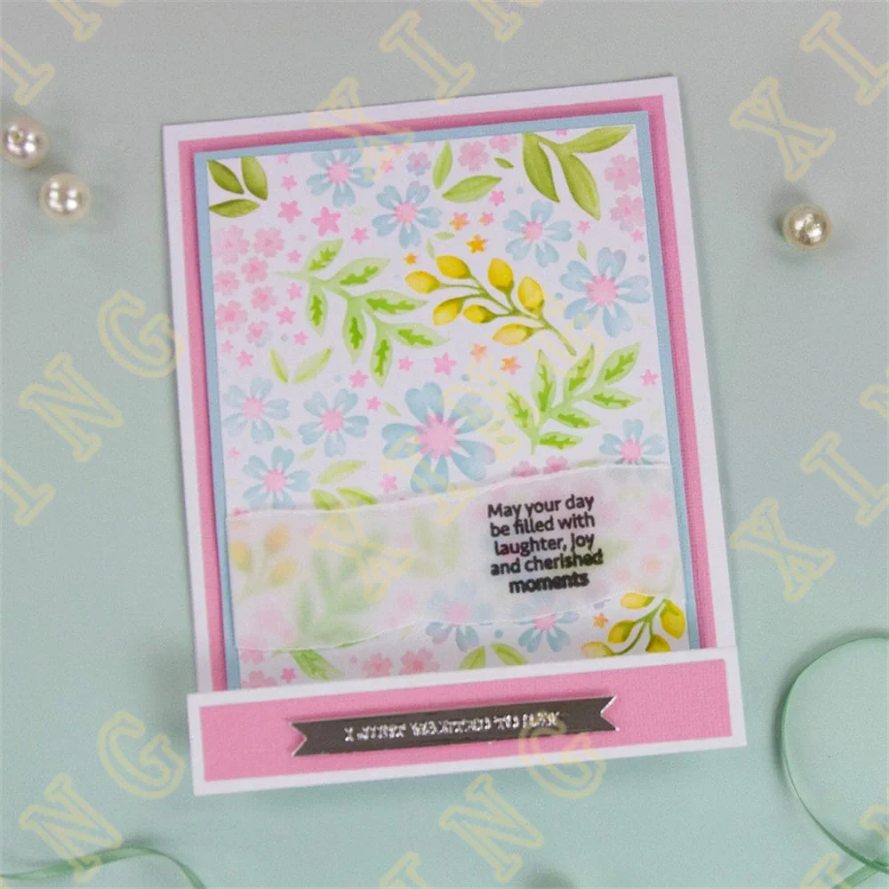 Verses Essentials Fancy Floral New Metal Cutting Dies Stamps Stencils Scrapbooking New Make Photo Album Card Diy Paper Embossing