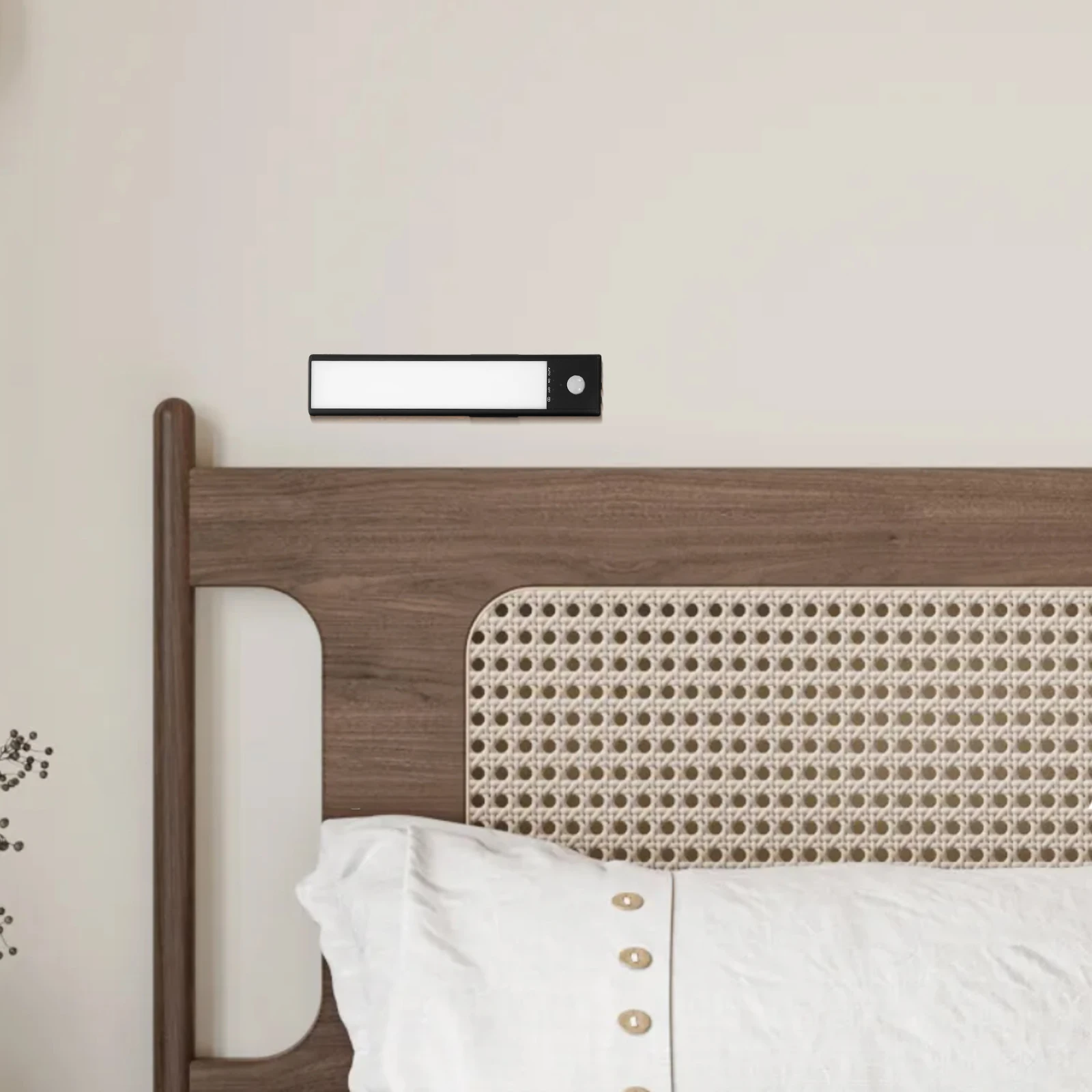 

1 pc Usb Charging Cabinet Bedside Night Dimming Led Lamp Sense Light Touch Control 3 Colors Supple Light Comfortable Mood Simple