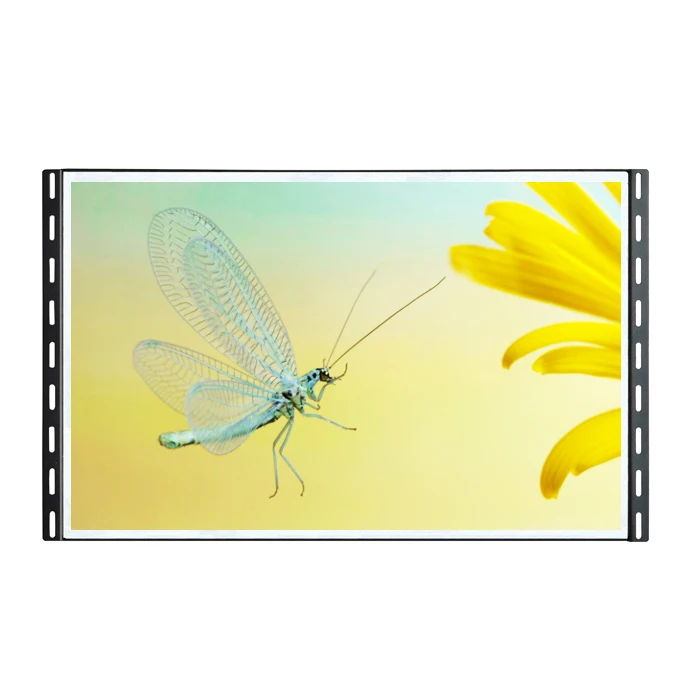 شاشة عرض LCD بإطار مفتوح عالي الدقة مقاس 21.5 بوصة مع حافظة معدنية بمنفذ USB VGA BNC