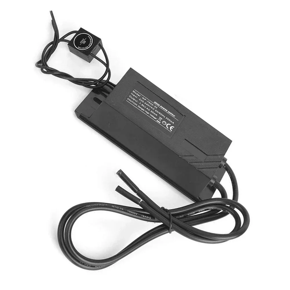

1pc NP-7500-30 Neon Electronic Transformer 7.5KVAC Neon Sign Light Power Supply 7500V 30mA Electronic Transformer High Frequency