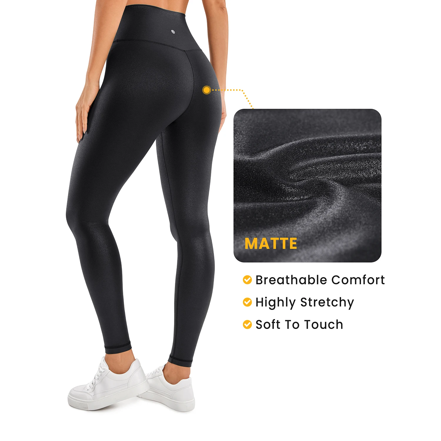 CRZ YOGA Womens Butterluxe Crossover High Waist Workout Leggings 28\