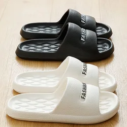 Fashion Summer Eva Slippers Summer Women Thick Soles Non-slip Home Indoor Outdoor Couple Slippers Bath Flip Flops Slides