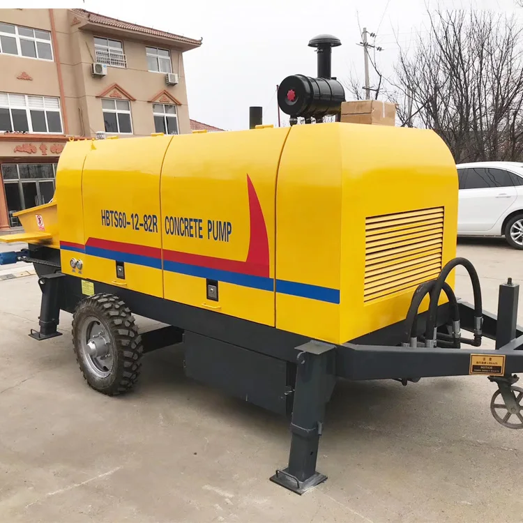 Professional Hydraulic Trailer Static Concrete Pump Cheap Price Bomba Hormigón