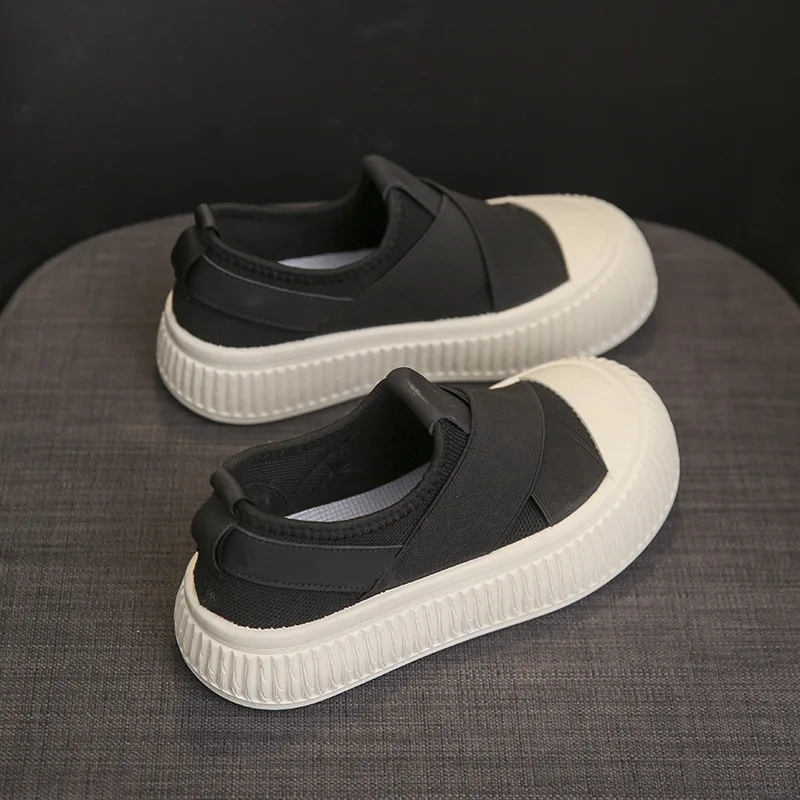 Women Shoes Sneakers 2024 Summer New Breathable Little White Shoes Female Student Thick Sole Platform Shoes Casual Board Shoes