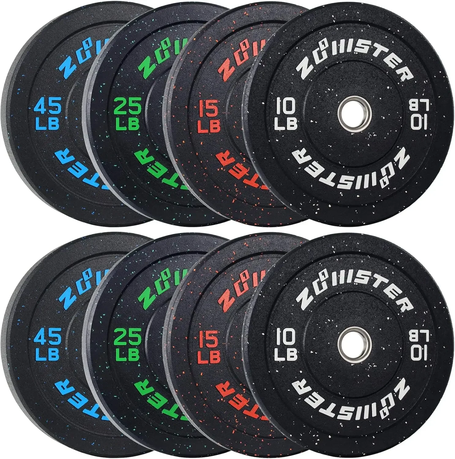 Bumper Plate Ol ympic Weight Plate High Bounce Bumper Weight with Steel Insert Strength Training Weight Lifting Plate