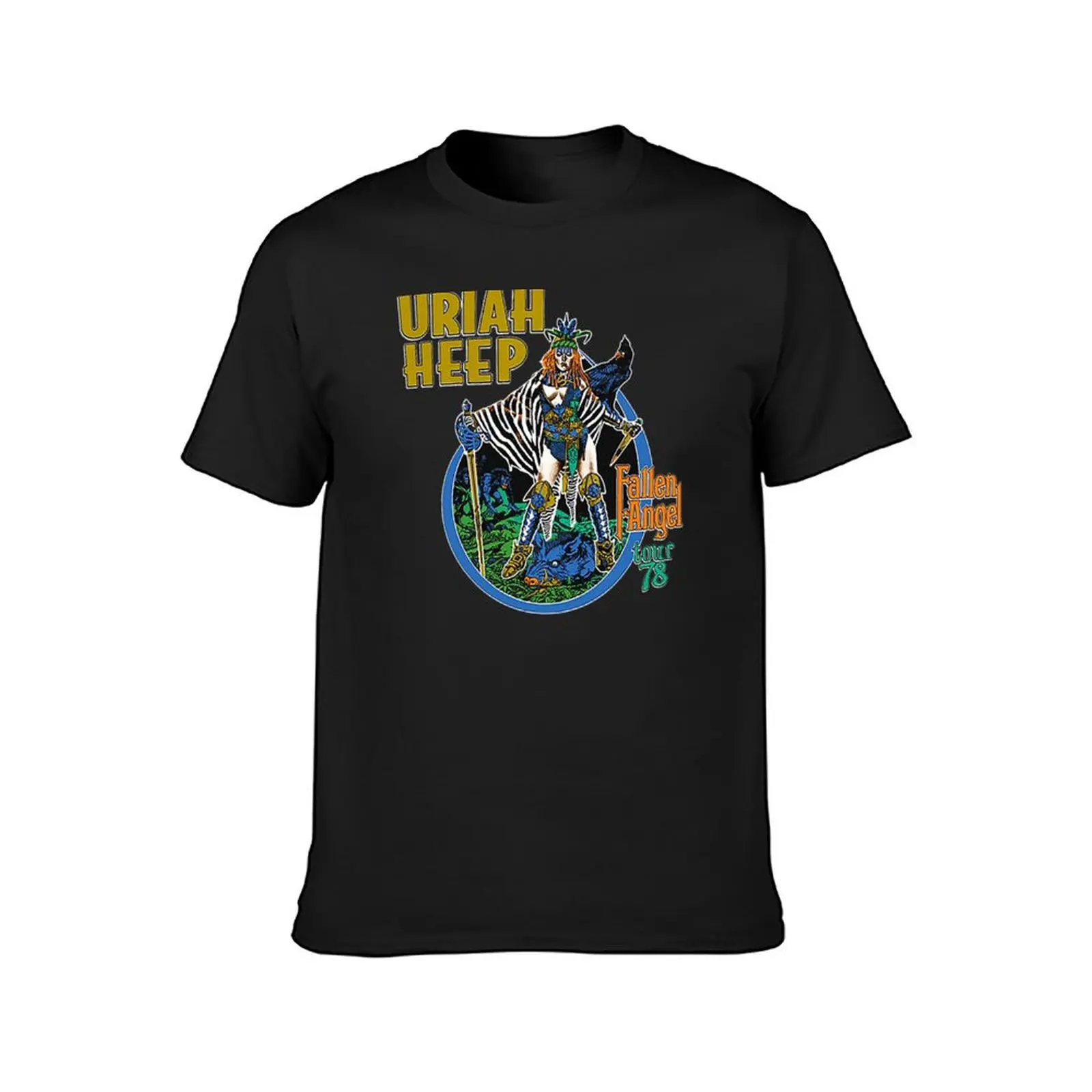 Uriah heep T-Shirt for a boy quick drying vintage clothes tops mens white t shirts