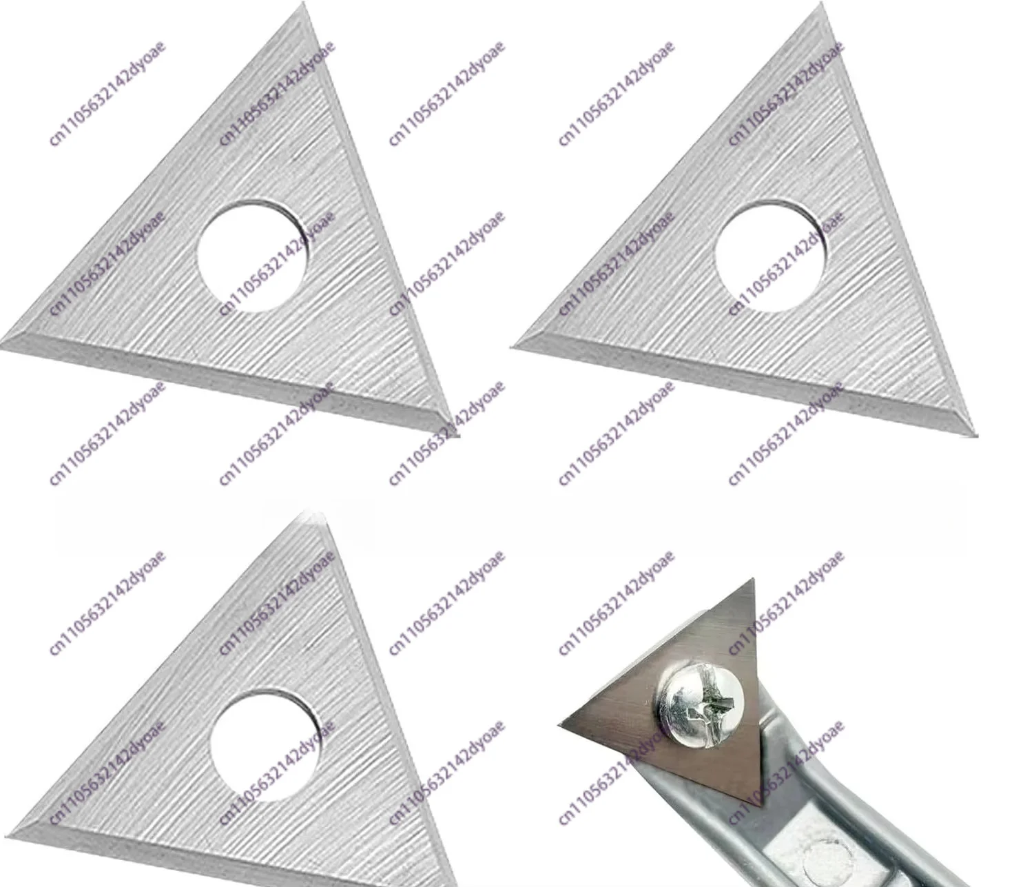 1 Inch Hard Alloy Black and Red Handle Plastering Wall Painting Cleaning