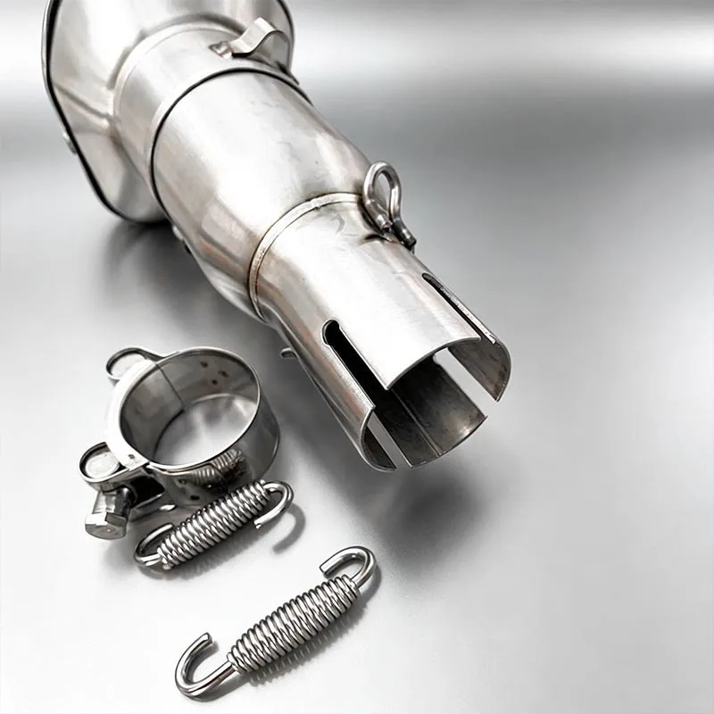28 32 38 45mm Adapter 51mm Exhaust Section Non-Destructive Install Motorcycle Exhaust Pipe Modification Exhaust Middle Section