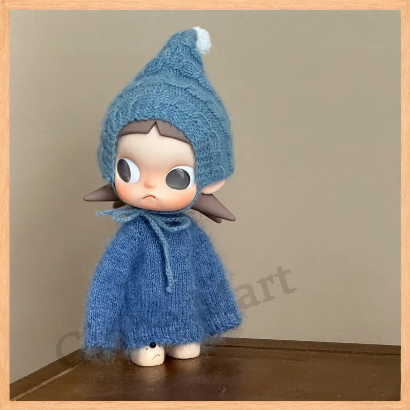 

Для шарнирной куклы Zsiga Edgy Chick Gazi синий вязаный свитер, сменный наряд Xiangwangzhichi